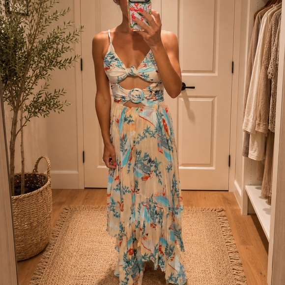PatBO Dresses & Skirts - PatBO x Eden Rock Tropical Beach Midi Dress Size M